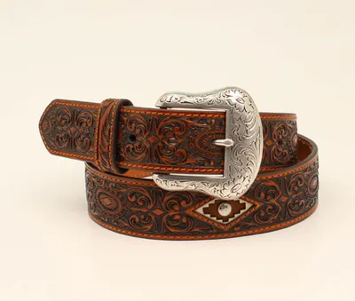 Diamond medallion belt