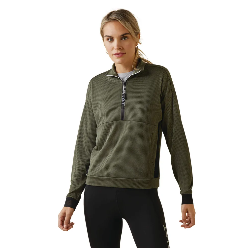  Under Armour Women's ColdGear 1/2-Zip Pullover Static Blue ( Small) : Clothing, Shoes & Jewelry