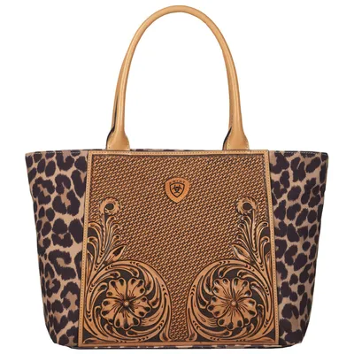 Leopard tote bag