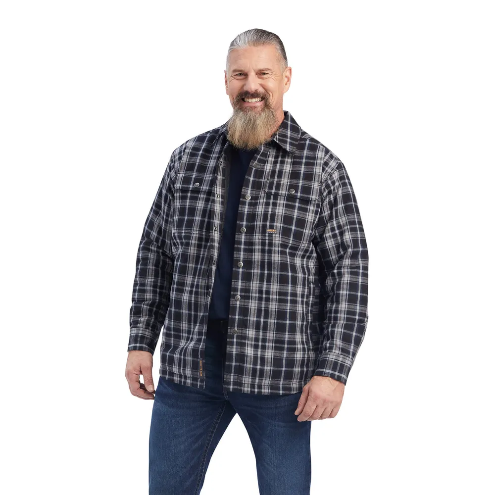 Rebar Flannel Insulated Shirt Jacket