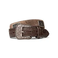 Steer Head Concho Belt