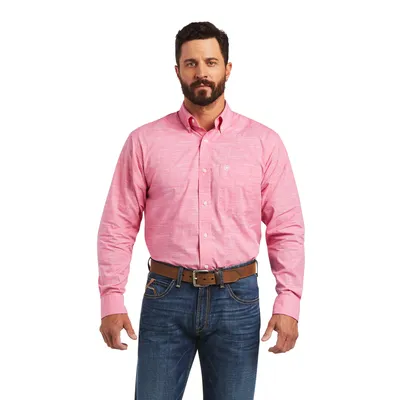 Solid Slub Classic Fit Shirt