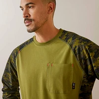 FR AC Stretch Camo Baseball T-Shirt