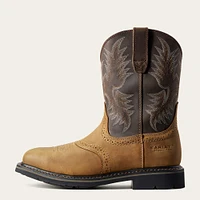 Sierra Wide Square Toe Steel Work Boot