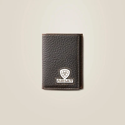 Trifold Wallet Stacked Logo