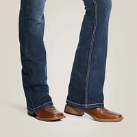 R.E.A.L. Mid Rise Arrow Fit Stretch Shayla Boot Cut Jean