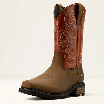 Ironside Square Toe Steel Work Boot