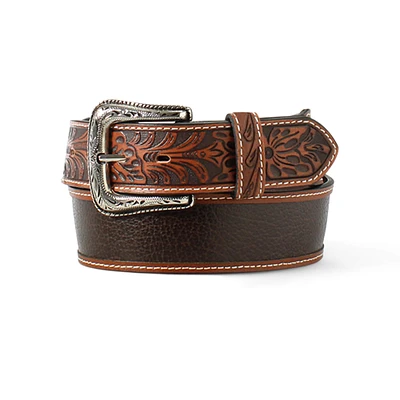 Floral Stamped Tip Belt