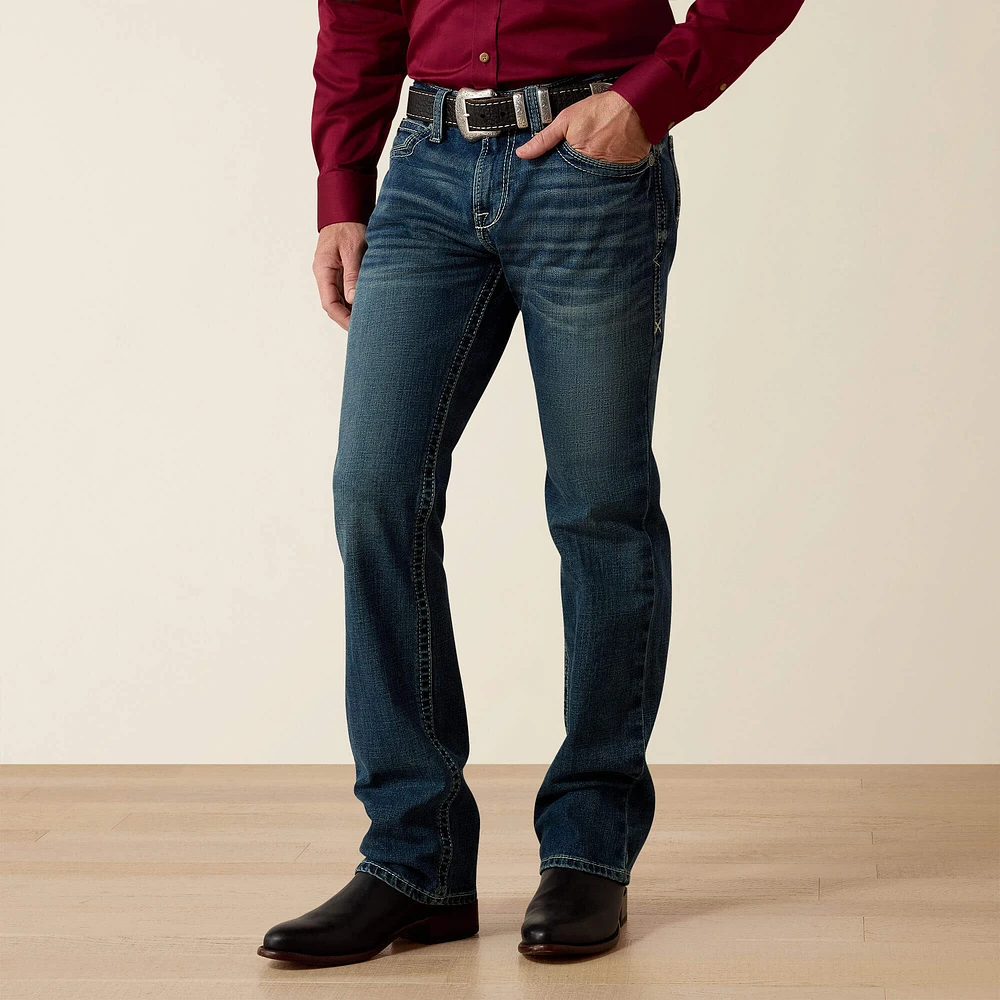 M7 Rocker Stretch Coltrane Stackable Straight Leg Jean
