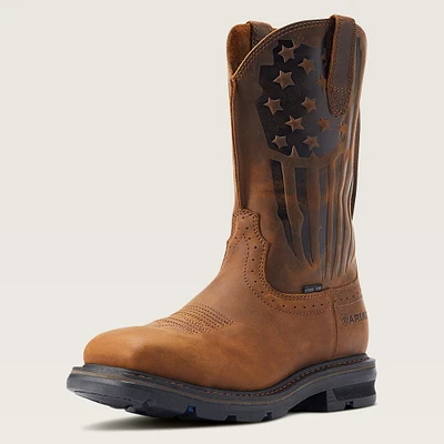 Sierra Shock Shield Patriot Steel Toe Work Boot