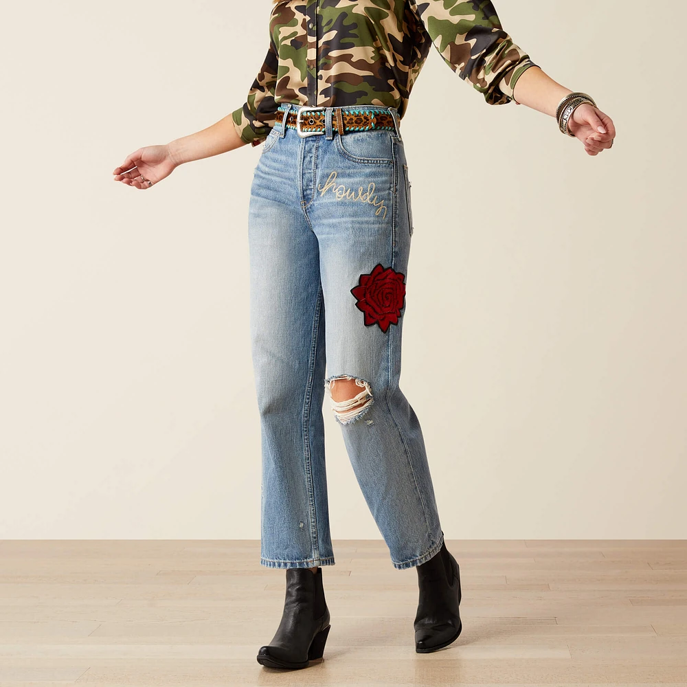 Ultra High Rise Rodeo Quincy Tomboy Straight Leg Jean