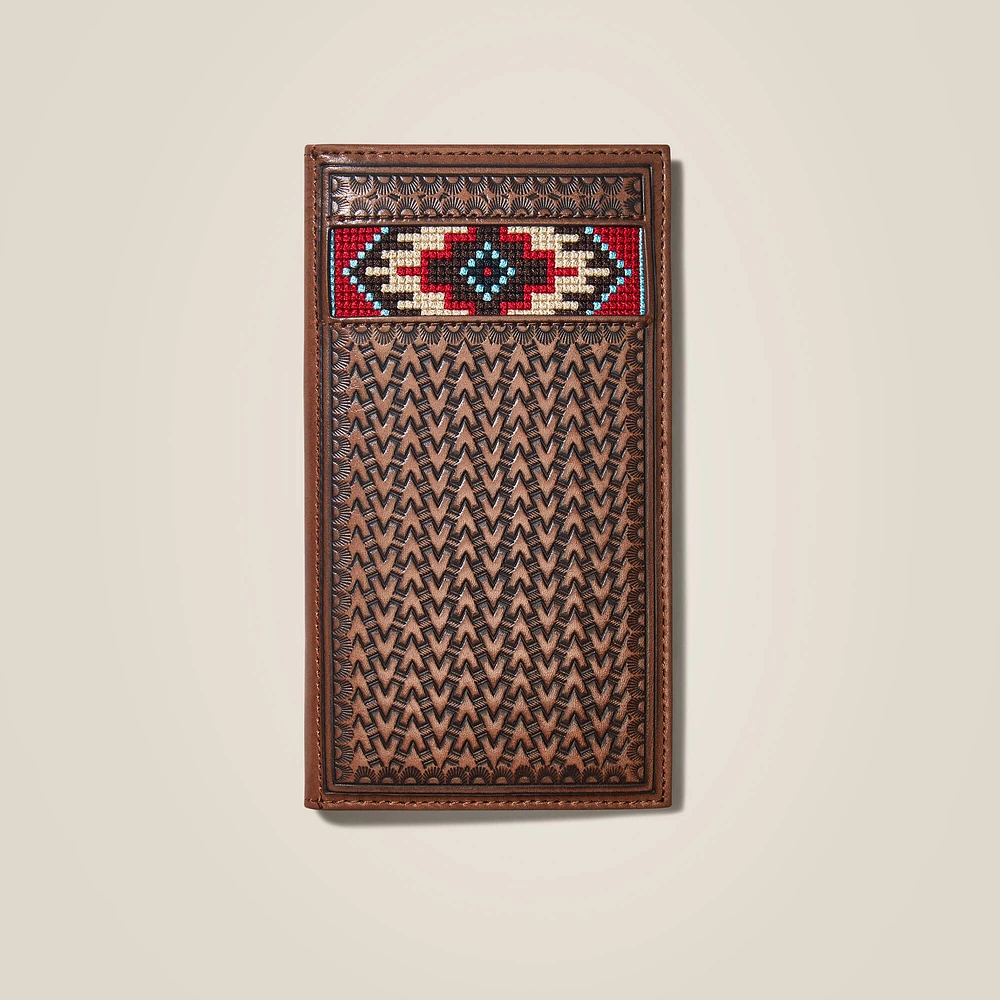 Rodeo Wallet Beaded Basketweave