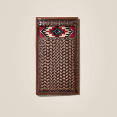 Rodeo Wallet Beaded Basketweave