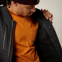 Rebar Stretch Canvas Bomber Jacket