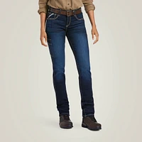 Rebar Perfect Rise Work Flex Riveter Slim Leg Jean