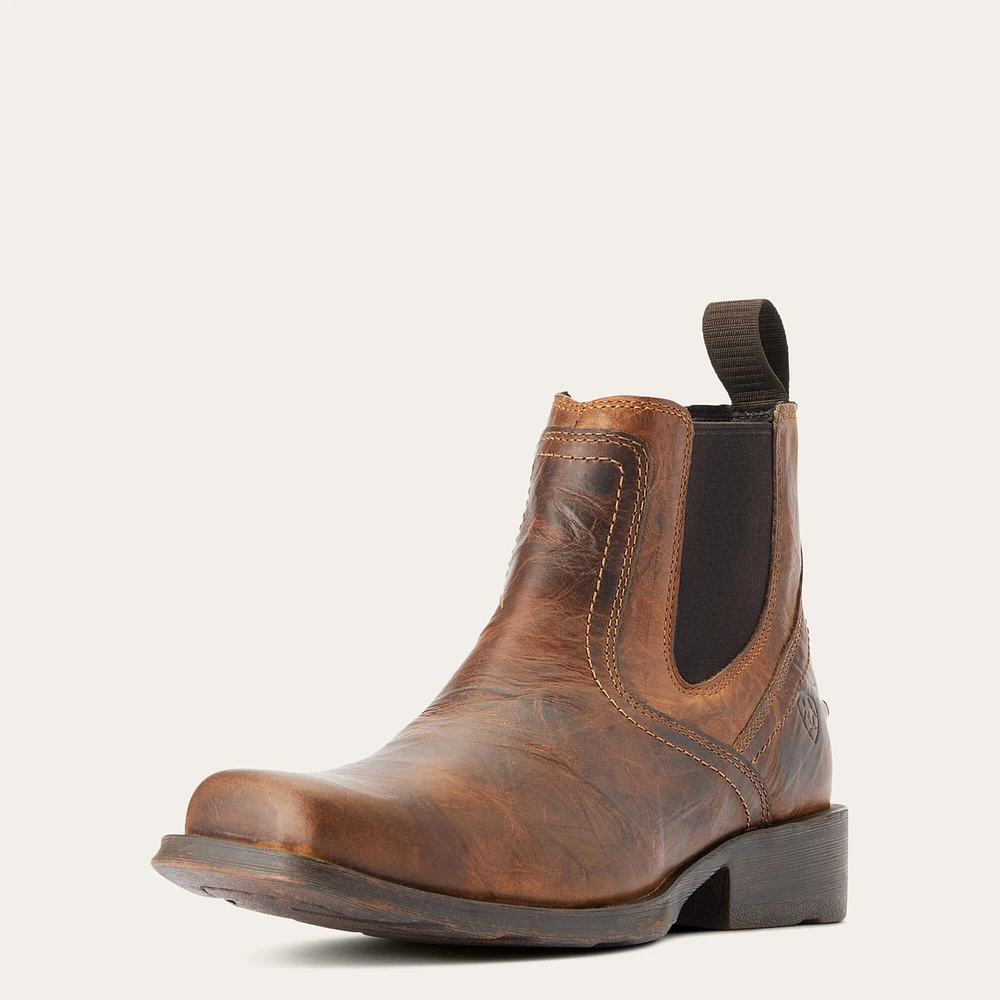 Midtown Rambler Square Toe Chelsea Boot