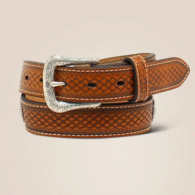 Beaded Tooled Belt