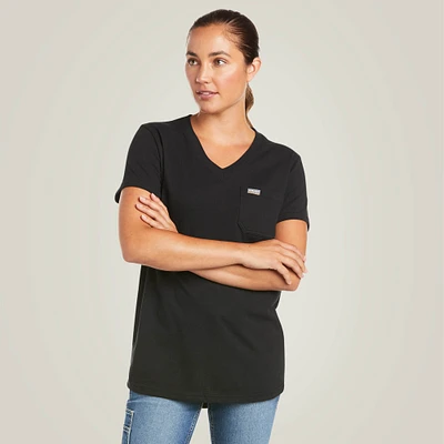 Rebar Cotton Strong V-Neck T-Shirt