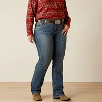 Mid Rise Amora Boot Cut Jeans