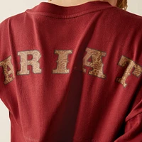 Tooled Logo Oversized Tee