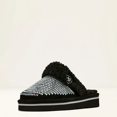 Jackie Square Toe Stack Slipper