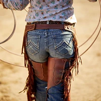 R.E.A.L. Mid Rise Stretch Whipstitch Boot Cut Jean