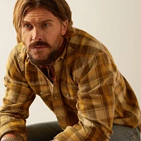 Yellowstone Dun Flannel Retro Fit Shirt