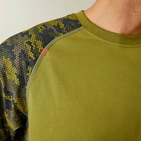 FR AC Stretch Camo Baseball T-Shirt