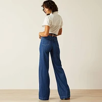 Ultra High Rise Westie Yoke Wide Leg Jeans