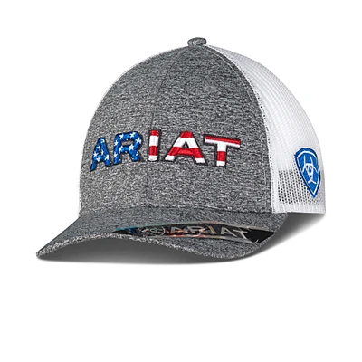 Flag Logo Mesh Snap Back Cap