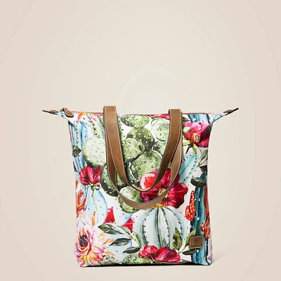 Tall Tote Cactus Floral