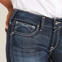 R.E.A.L. Mid Rise Stretch Outseam Ella Skinny Jean