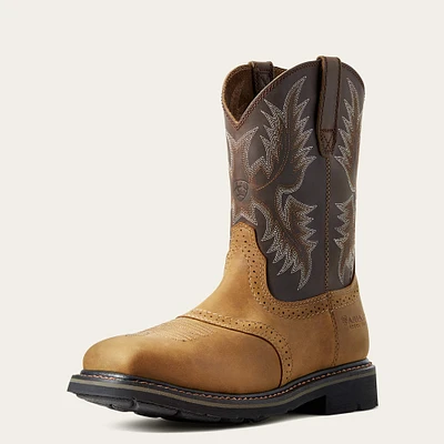 Sierra Wide Square Toe Steel Work Boot