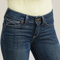 R.E.A.L. Mid Rise Corinne Boot Cut Jean