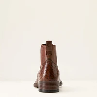 Booker Chelsea Wide Square Toe Western Boot