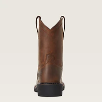 Fatbaby Work Pull-On Steel Toe Boot