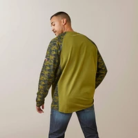 FR AC Stretch Camo Baseball T-Shirt