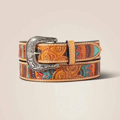 Floral Emboss Belt