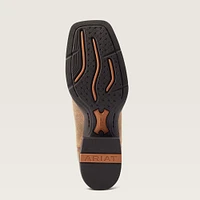 Round Up Wide Square Toe Western Boot