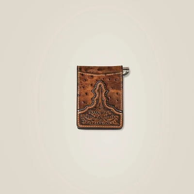 Ostrich Clip Wallet