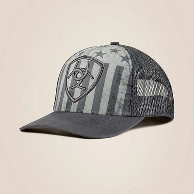 Shield embossed cap