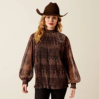 Plume Pleated Shirt
