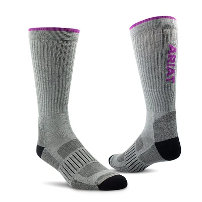 High Performance Crew Tek Work Sock 2 Pair Pack