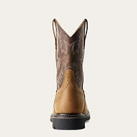 Sierra Wide Square Toe Steel Work Boot