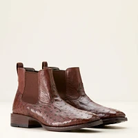 Booker Chelsea Wide Square Toe Western Boot
