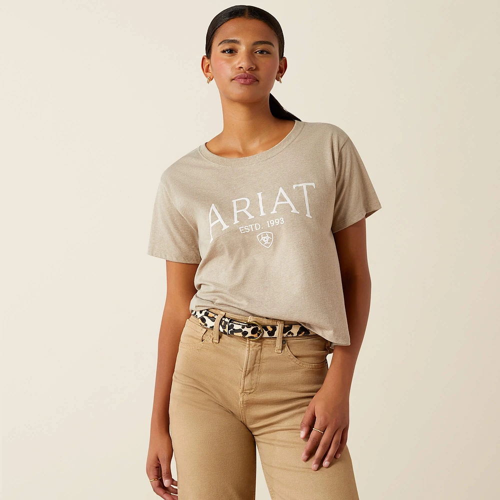 Serif Logo Boxy T-Shirt