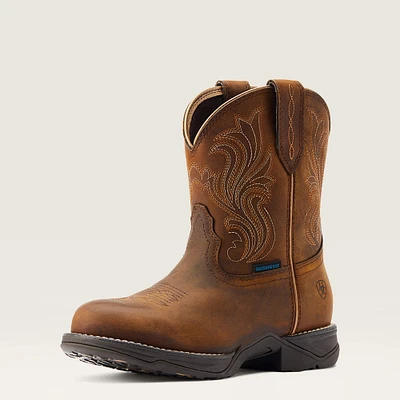 Anthem Round Toe Shortie Waterproof Western Boot