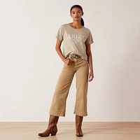 Serif Logo Boxy T-Shirt