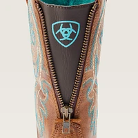 Round Up Back Zip Western Boot