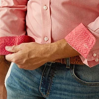 Wrinkle Free Solid Fitted Shirt